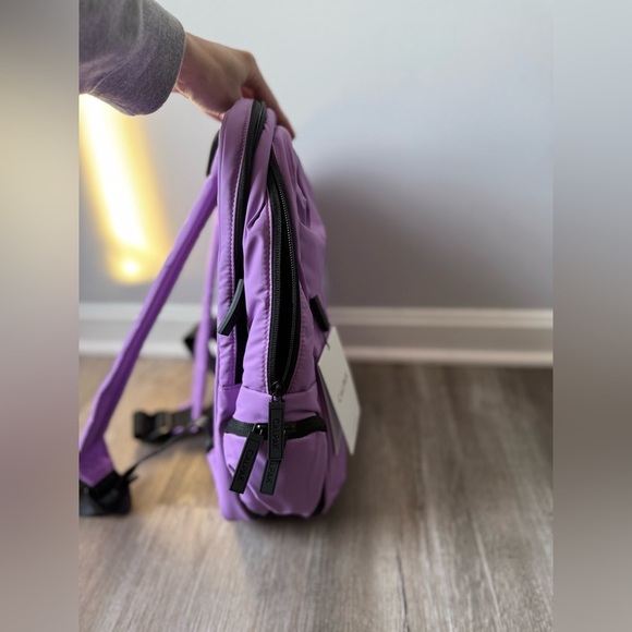 Calpak Backpack Luka 15 in Laptop Backpack Puffer Lilac Lavender Purple Bookbag main image 16